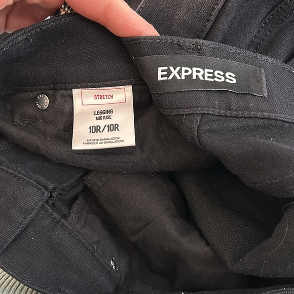 Express Skinny Jean (black) - Picture 3 of 6
